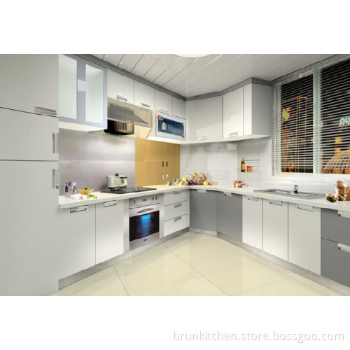 Acrylic Kitchen Cabinet "V" Shape